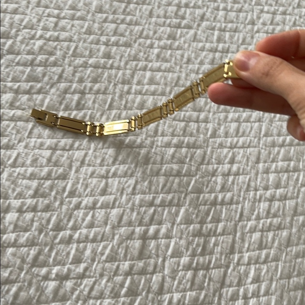 Hugo boss gold plated bracelet